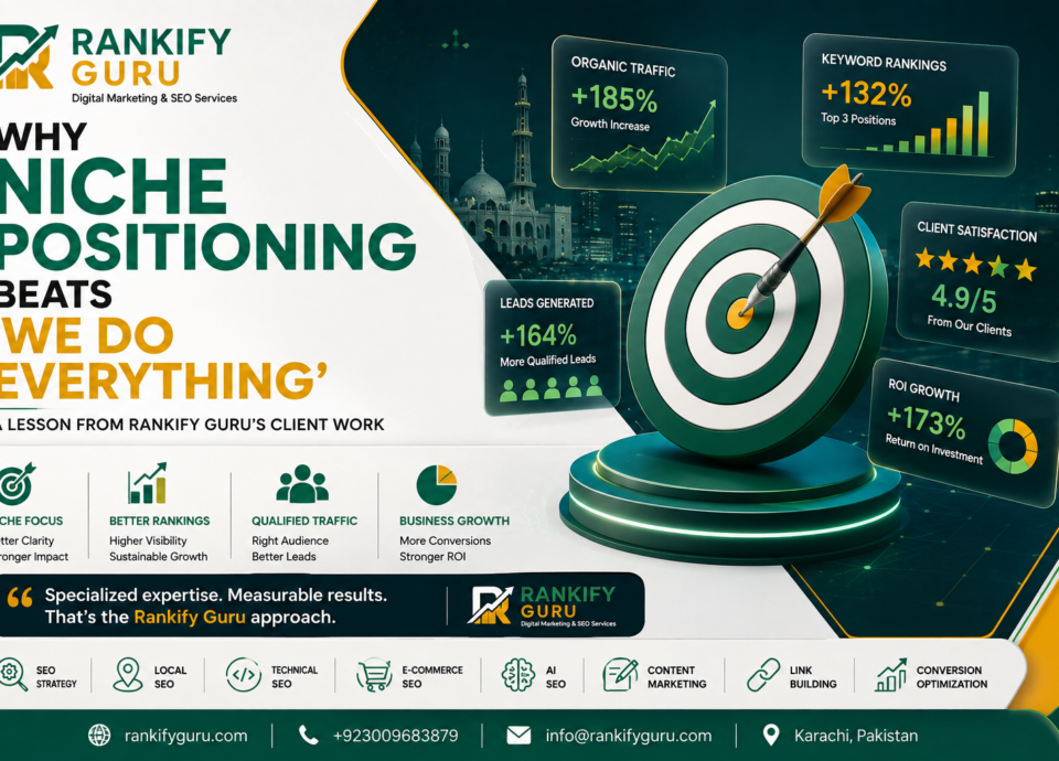 niche SEO agency Pakistan