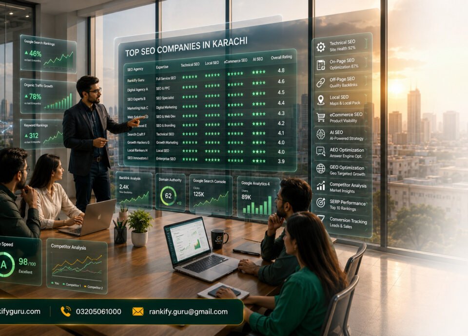 Top 10 SEO Companies in Karachi, Pakistan