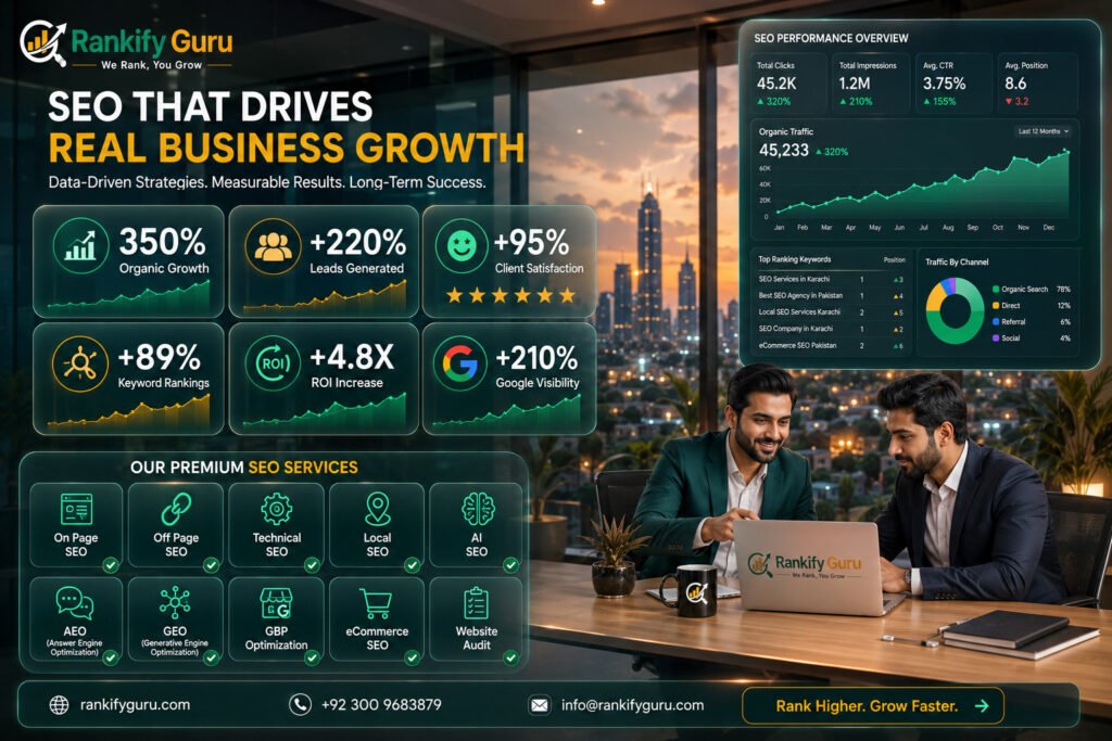 SEO Services in Karachi